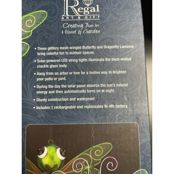 Butterfly & Dragonfly Lantern solar light - Picture 4 of 4